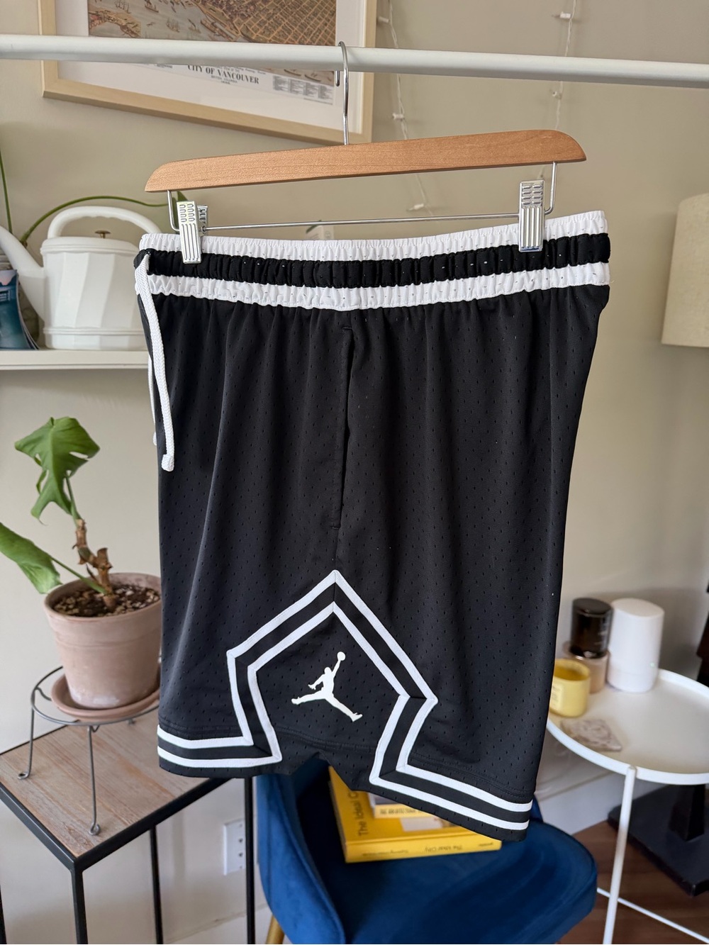 Jordan Dri Fit Diamond Black Basketball Shorts W32